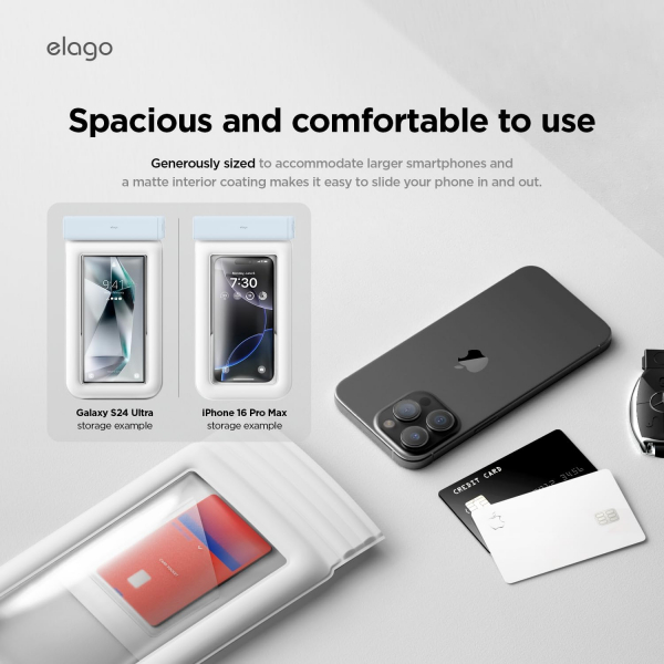 elago Su Geirmez Telefon Klf-Light Blue