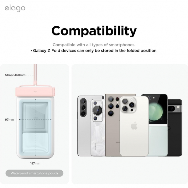 elago Su Geirmez Telefon Klf-Lovely Pink 
