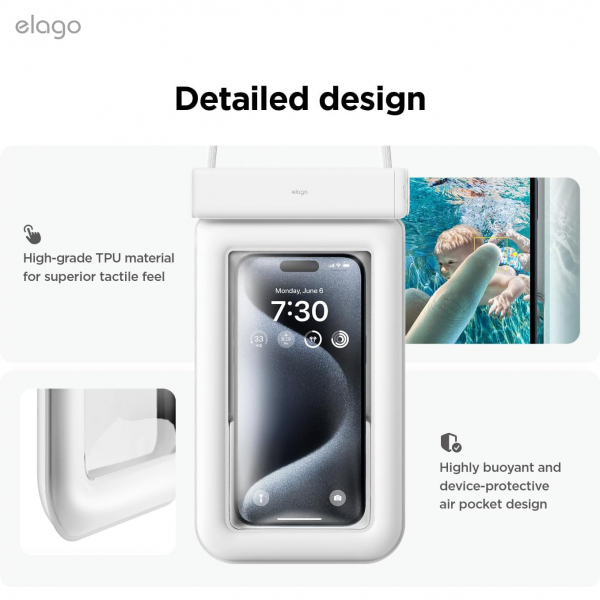 elago Su Geirmez Telefon Klf-White