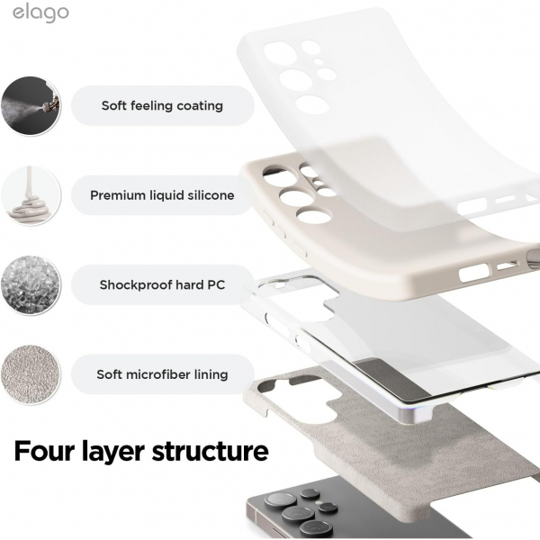 elago Samsung Galaxy S25 Ultra Silikon Klf-Stone 