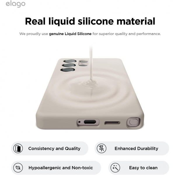elago Samsung Galaxy S25 Ultra Silikon Klf-Stone 