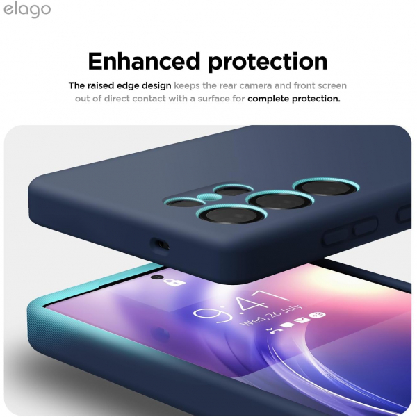 elago Samsung Galaxy S25 Ultra Silikon Klf-Jean Indigo