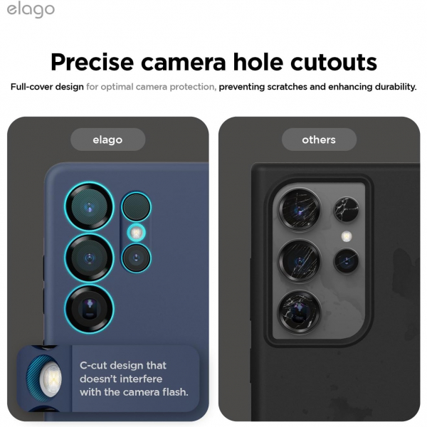 elago Samsung Galaxy S25 Ultra Silikon Klf-Jean Indigo