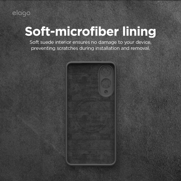 elago Samsung Galaxy S25 Edge Silikon Klf-Black