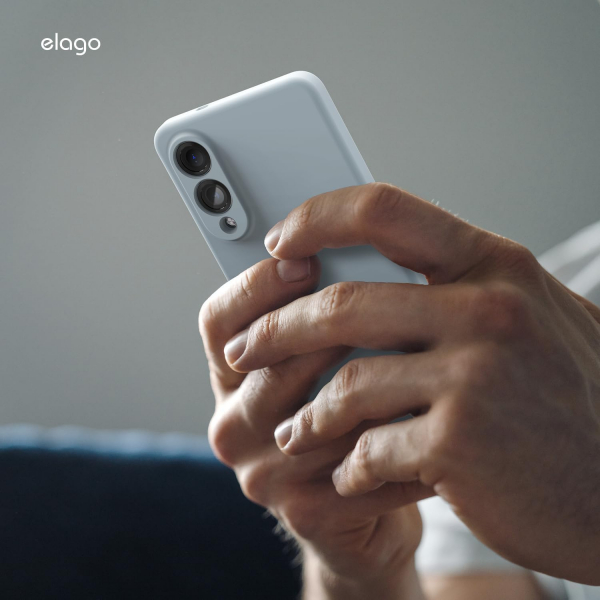 elago Samsung Galaxy S25 Edge Silikon Klf-Light Blue