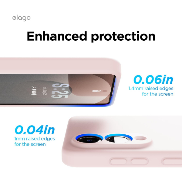 elago Samsung Galaxy S25 Edge Silikon Klf-Lovely Pink