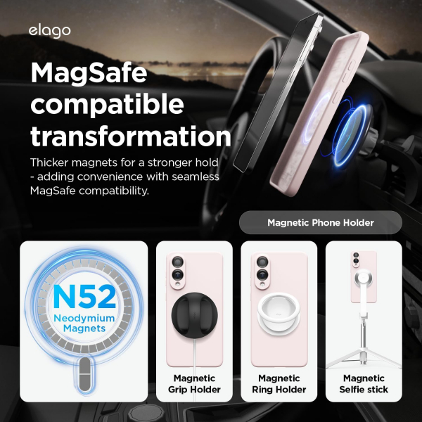 elago Samsung Galaxy S25 Edge Silikon Klf-Lovely Pink