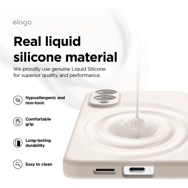 elago Samsung Galaxy S25 Edge Silikon Klf-Stone 
