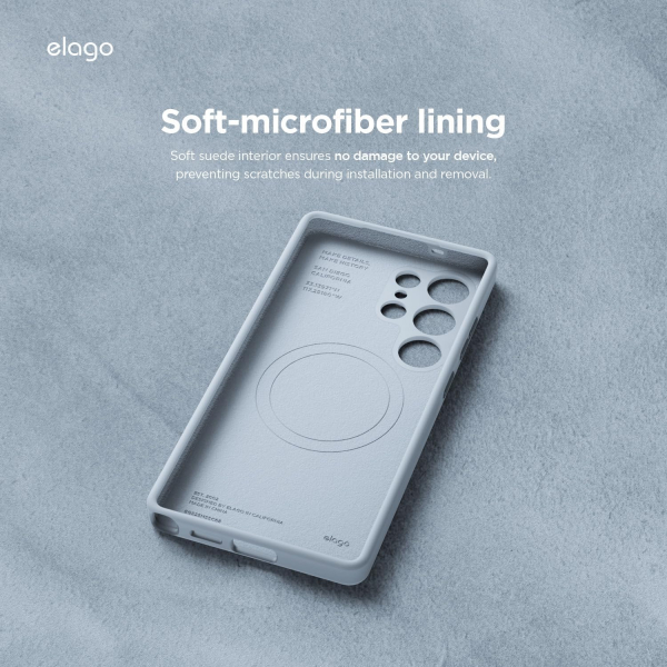 elago Samsung Galaxy S25 Ultra Silikon MagSafe Klf-Light Blue