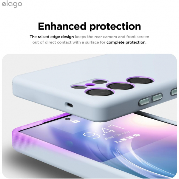 elago Samsung Galaxy S25 Ultra Silikon MagSafe Klf-Light Blue