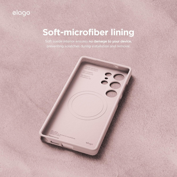 elago Samsung Galaxy S25 Ultra Silikon MagSafe Klf-Lovely Pink