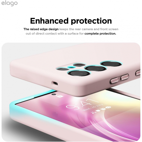 elago Samsung Galaxy S25 Ultra Silikon MagSafe Klf-Lovely Pink