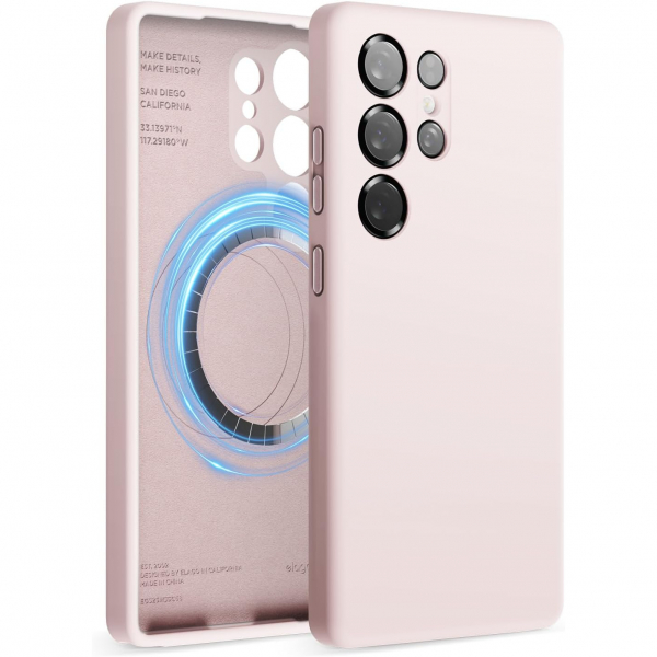 elago Samsung Galaxy S25 Ultra Silikon MagSafe Klf-Lovely Pink