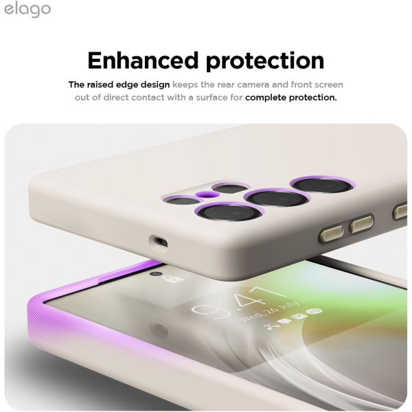 elago Samsung Galaxy S25 Ultra Silikon MagSafe Klf-Stone 