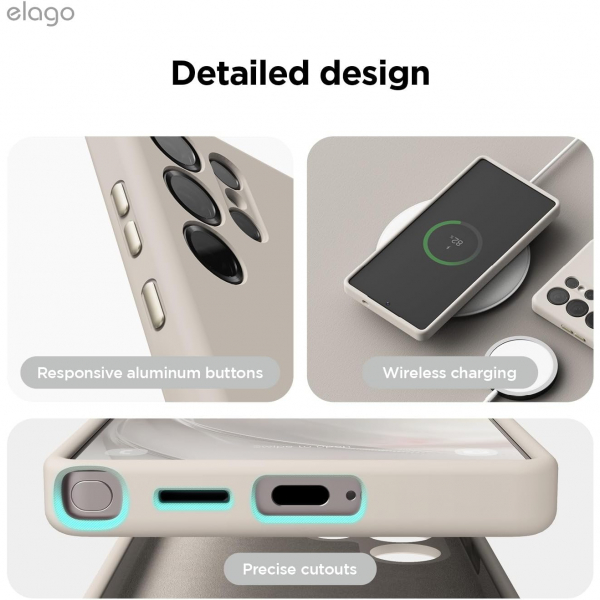 elago Samsung Galaxy S25 Ultra Silikon MagSafe Klf-Stone 