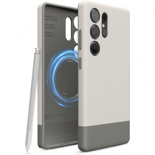 elago Samsung Galaxy S25 Ultra Silikon MagSafe Klf-Stone Grey