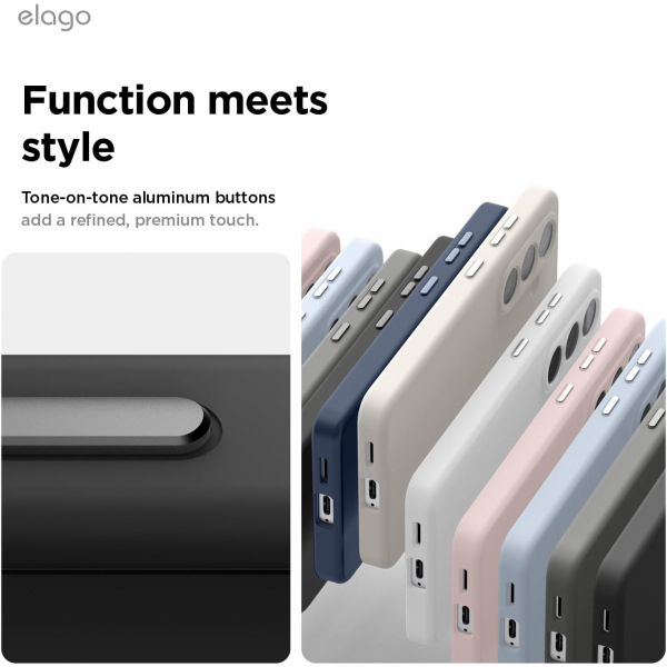 elago Samsung Galaxy S26 Magnetic Silicone K�l�f-Black