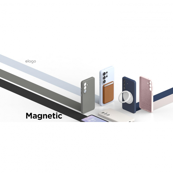 elago Samsung Galaxy S26 Magnetic Silicone K�l�f-Stone