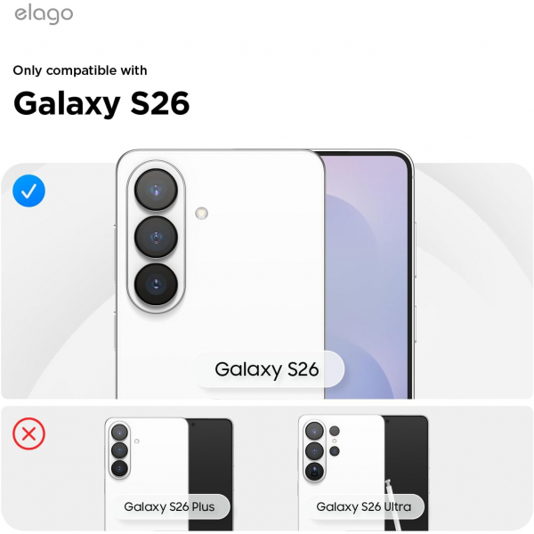 elago Samsung Galaxy S26 Magnetic Silicone K�l�f-White