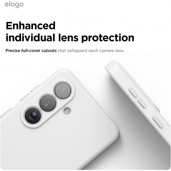 elago Samsung Galaxy S26 Plus Magnetic Silicone K�l�f-White