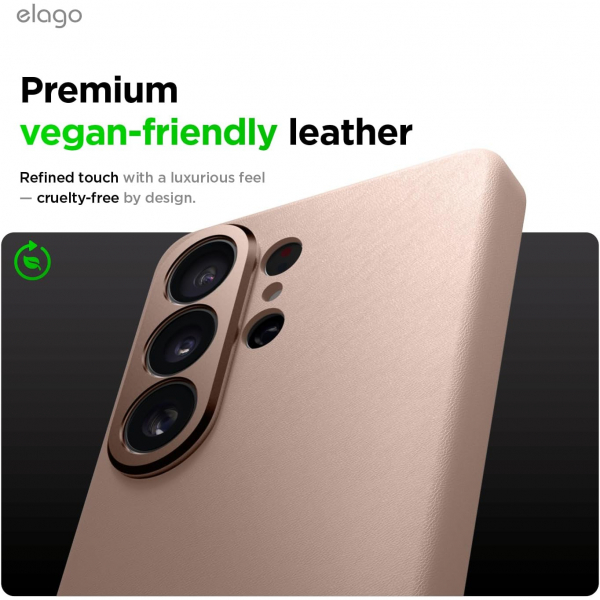 elago Samsung Galaxy S26 Ultra Manyetik Deri K�l�f-Lovely Pink