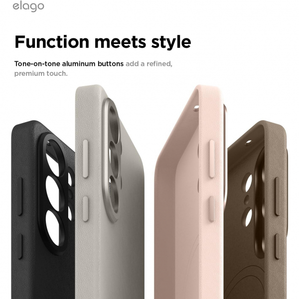 elago Samsung Galaxy S26 Ultra Manyetik Deri K�l�f-Taupe