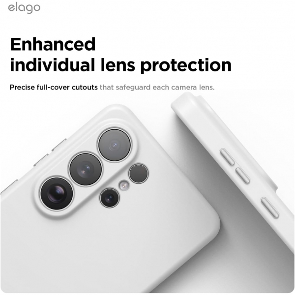 elago Samsung Galaxy S26 Ultra Magnetic Silicone K�l�f-White