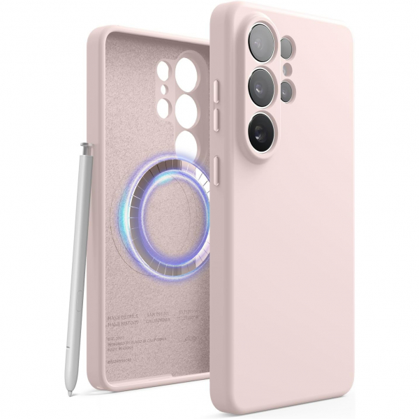 elago Samsung Galaxy S26 Ultra Magnetic Silicone K�l�f-Lovely Pink