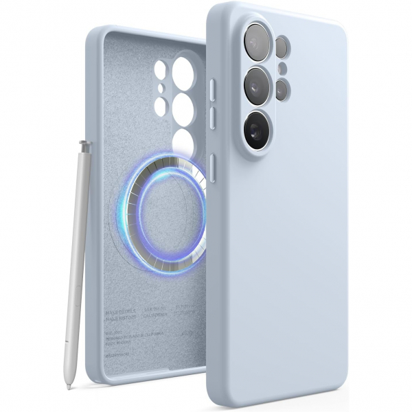 elago Samsung Galaxy S26 Ultra Magnetic Silicone K�l�f-Light Blue