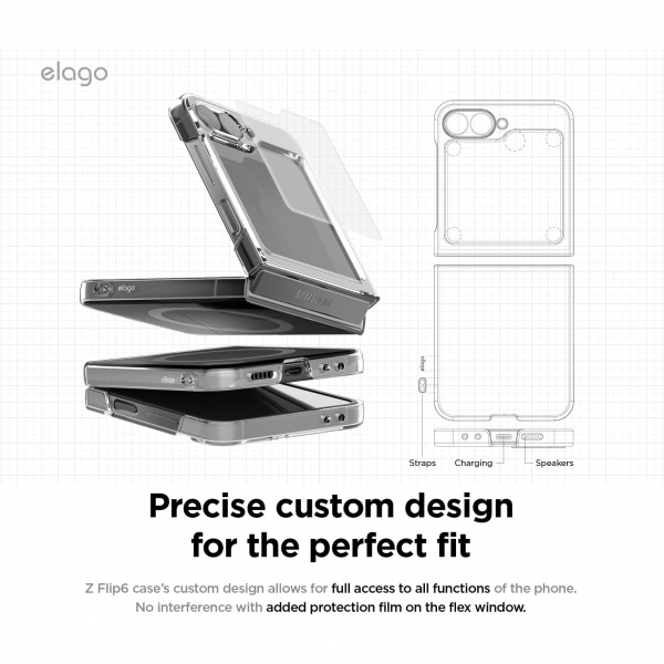 elago Samsung Galaxy Z Flip 6 MagSafe Klf 