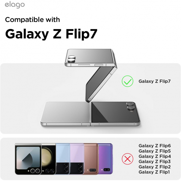 elago Samsung Galaxy Z Flip 7 effaf Klf 