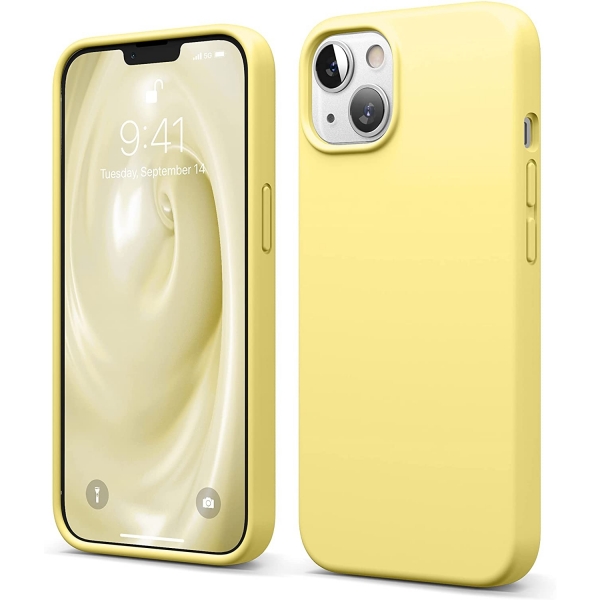 elago iPhone 13 Silikon Klf-Yellow