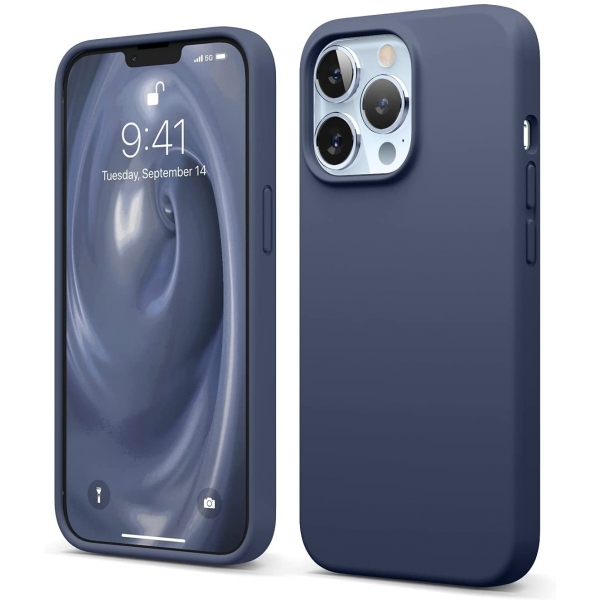 elago iPhone 13 Pro Silikon Klf-Jean Indigo