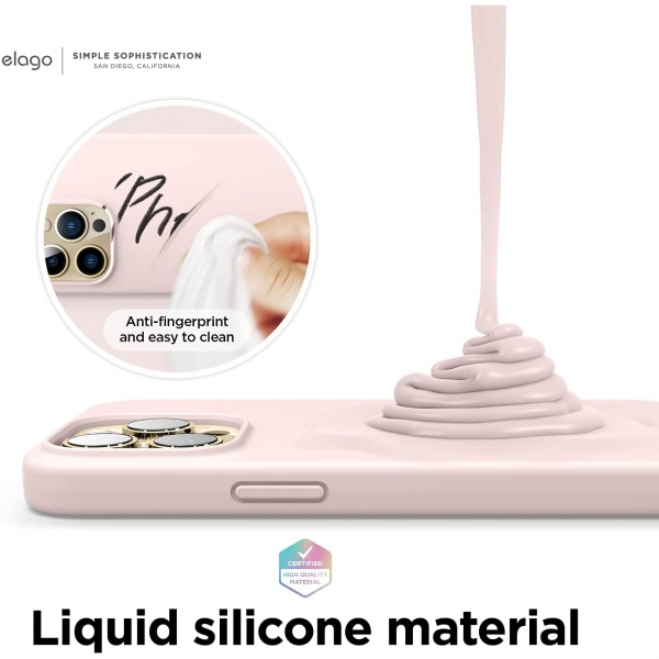 elago iPhone 13 Pro Silikon Klf-Lovely Pink