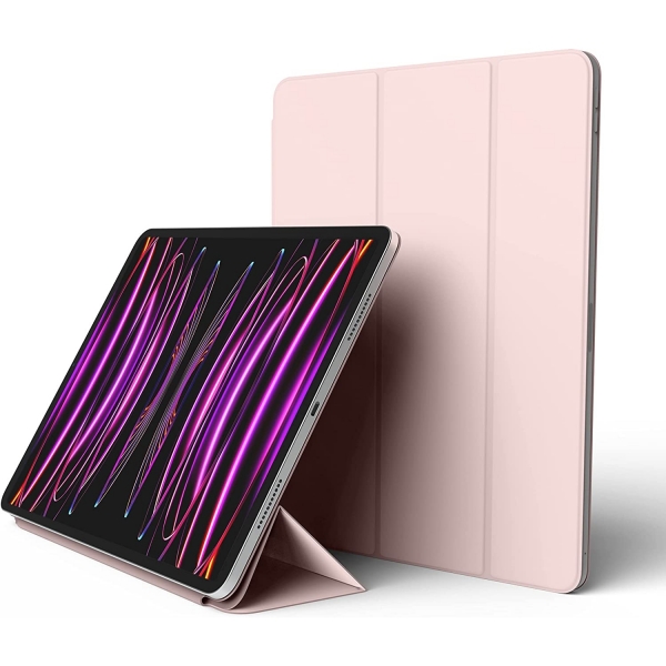 elago iPad Pro 6.Nesil Manyetik Koruyucu Klf (12.9 in)-Sand Pink