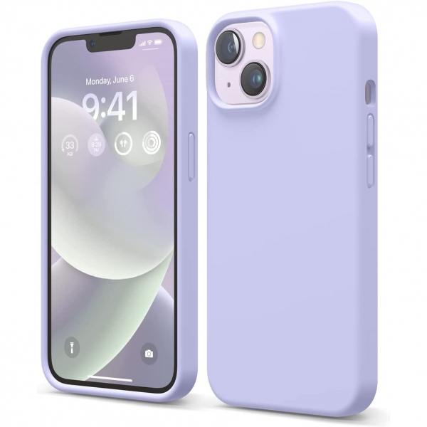 elago iPhone 14 Plus Silikon Klf-Purple