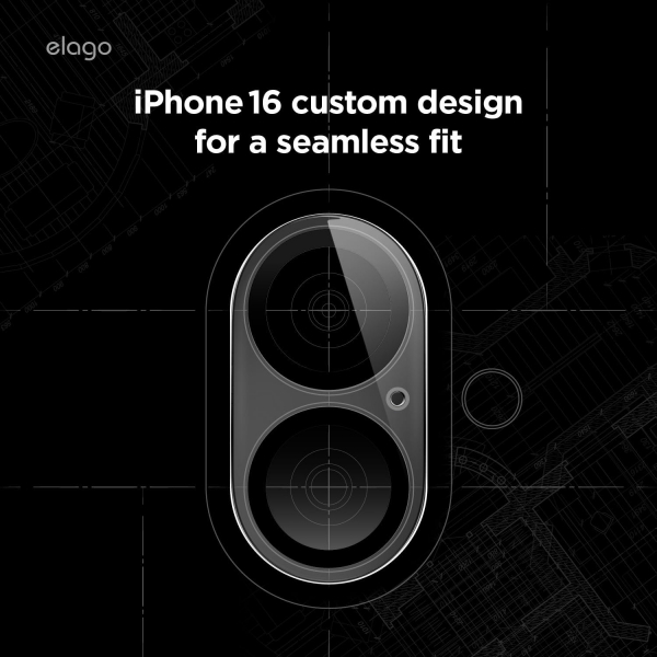 elago iPhone 16/16 Plus Kamera Koruyucu