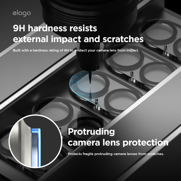 elago iPhone 16/16 Plus Kamera Koruyucu