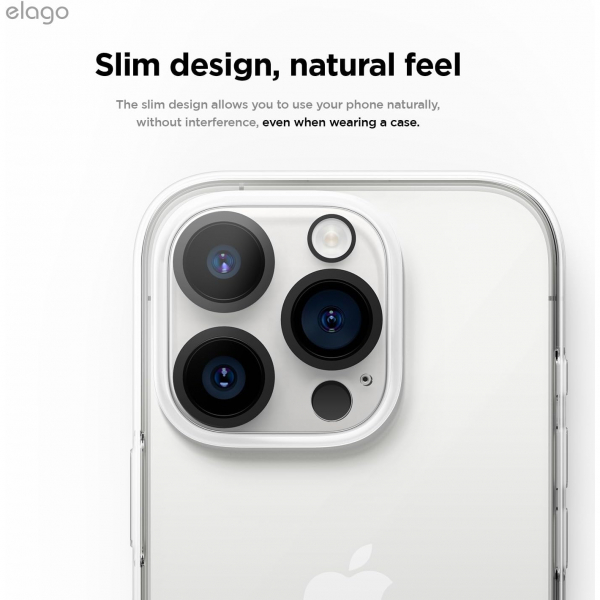 elago iPhone 16 Pro/16 Pro Max Kamera Koruyucu