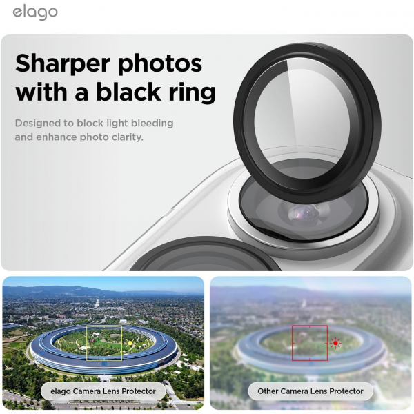 elago Apple iPhone 17 Kamera Lens Koruyucu(2 Adet)