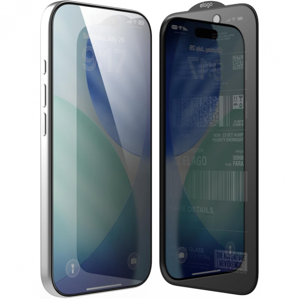 elago iPhone 17/17 Pro Privacy Ekran Koruyucu(2 Adet)