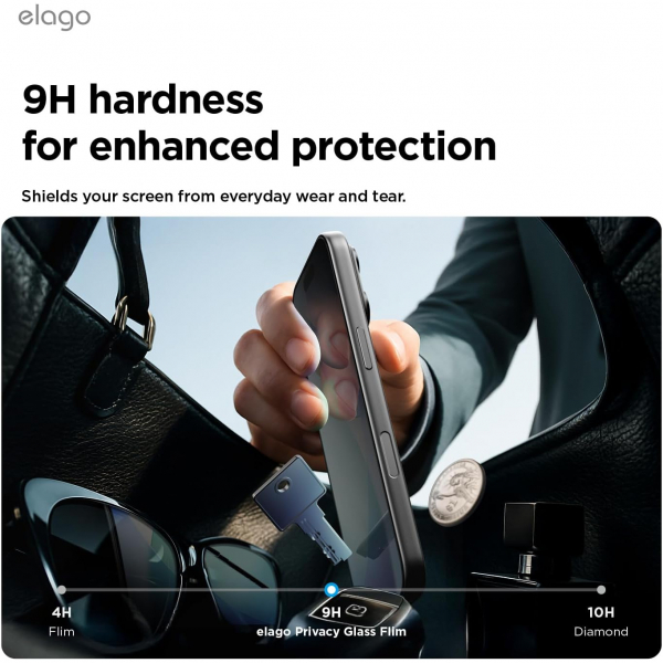 elago iPhone Air Privacy Ekran Koruyucu(2 Adet)