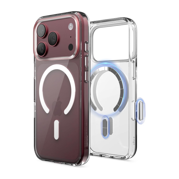 elago iPhone 18 Pro Manyetik Hibrit �effaf K�l�f-Clear