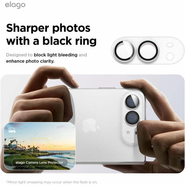 elago iPhone Duo Kamera Lens Koruyucu (2 Adet)