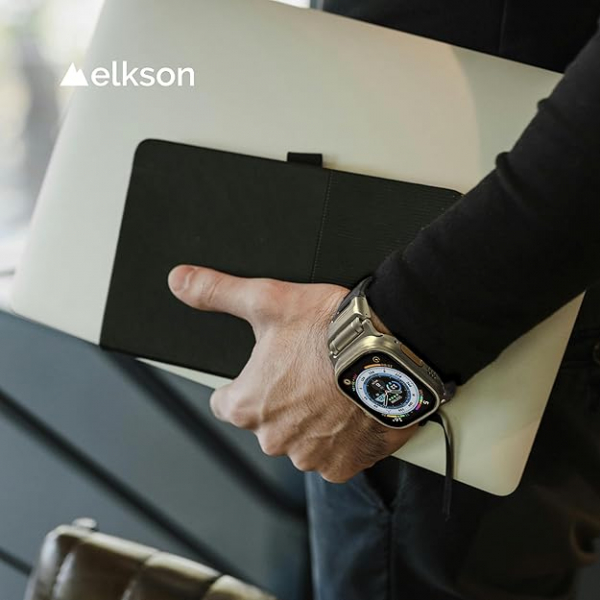 elkson Apple Watch Ultra 2.Nesil Kay -Black