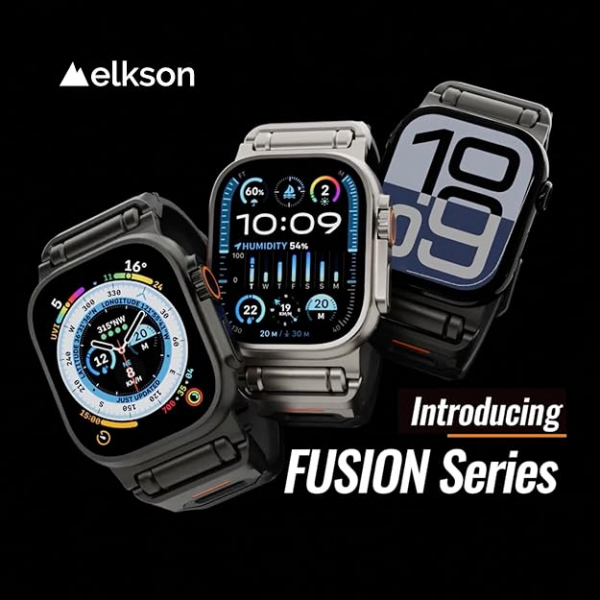elkson Apple Watch Ultra 2.Nesil Kay -Black