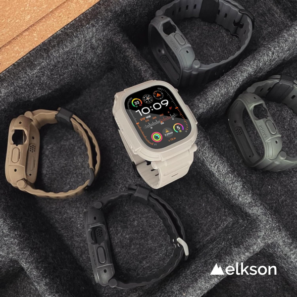 elkson Quattro Pro Apple Watch Ultra 2.Nesil K�l�f -Black