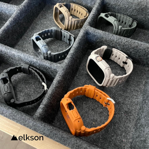 elkson Quattro Pro Apple Watch Ultra 2.Nesil K�l�f -Desert Sand