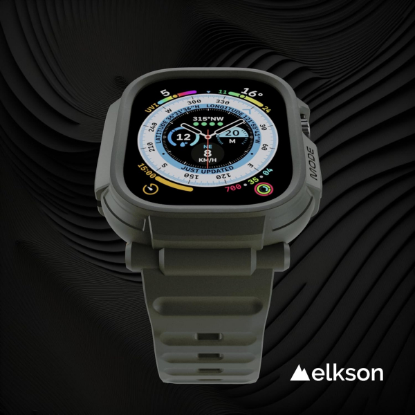 elkson Quattro Pro Apple Watch Ultra 2.Nesil K�l�f -Green