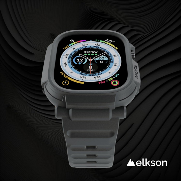 elkson Quattro Pro Apple Watch Ultra 2.Nesil K�l�f -Grey
